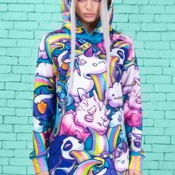 Badinka Sick Of You Hoodie (Blueish) -Badgley Mischka shop 1 4b095757 67a5 4ae5 bb63 9c84af0169b4