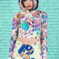 BAD INKA CUTENESS OVERLOAD WARM HOODED TOP