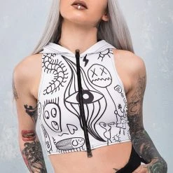 Badinka Ugley Hooded Zippy Top -Badgley Mischka shop 3 416b625f 214b 4fdb 8ec0 43f68a1b718f