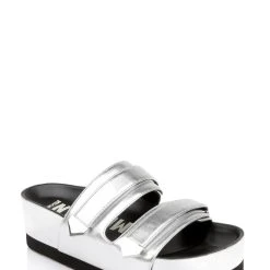American Designers Slice Slip-On Casual Sandals -Badgley Mischka shop AD1001 SILLEA 1 66477.1678474076