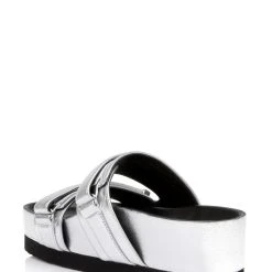 American Designers Slice Slip-On Casual Sandals -Badgley Mischka shop AD1001 SILLEA 3 36616.1675719842