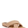 American Designers Junction Puff Crisscross Strap Sandals