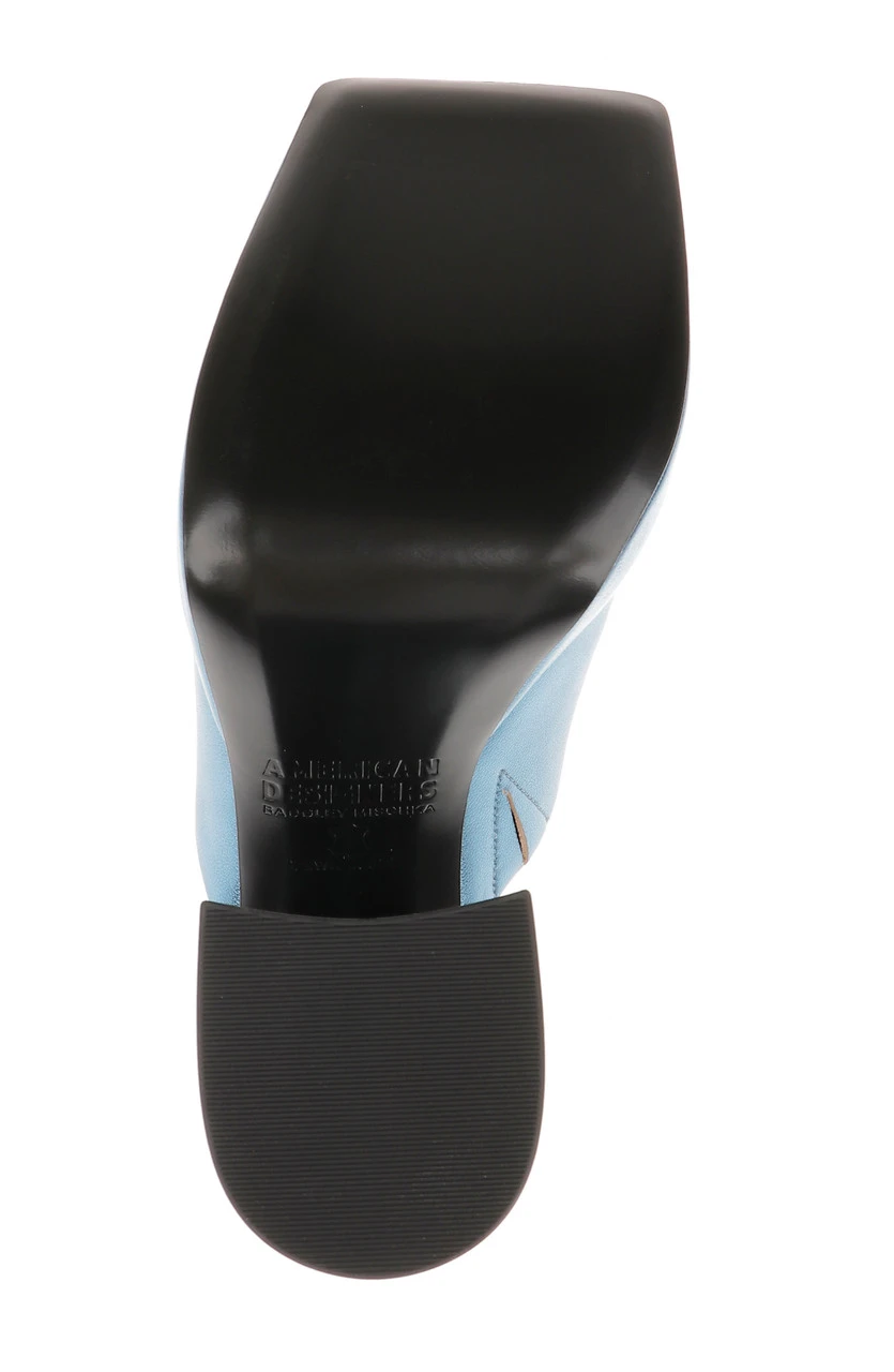 American Designers Lofty Metallic Platform Block Heel Slide 8 American Designers Lofty Metallic Platform Block Heel Slide - Image 6