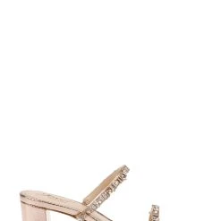 Jewel Badgley Mischka Alessia Block Heel Slides -Badgley Mischka shop ALESSIA JW4409 ROSTXL 2 46746.1658864980