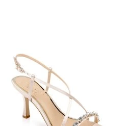 Jewel Badgley Mischka Alexis Crisscross Sandals -Badgley Mischka shop ALEXIS JW4411 CHMSAT 1 06929.1677280504