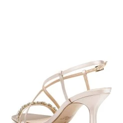 Jewel Badgley Mischka Alexis Crisscross Sandals -Badgley Mischka shop ALEXIS JW4411 CHMSAT 3 87347.1658864998