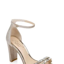 Jewel Badgley Mischka Alia Jewel Embellished Sandals -Badgley Mischka shop ALIA JW4412 GLDGLT 1 29311.1658865024