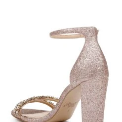 Jewel Badgley Mischka Alia Jewel Embellished Sandals -Badgley Mischka shop ALIA JW4412 ROSGLT 3 53166.1658865024