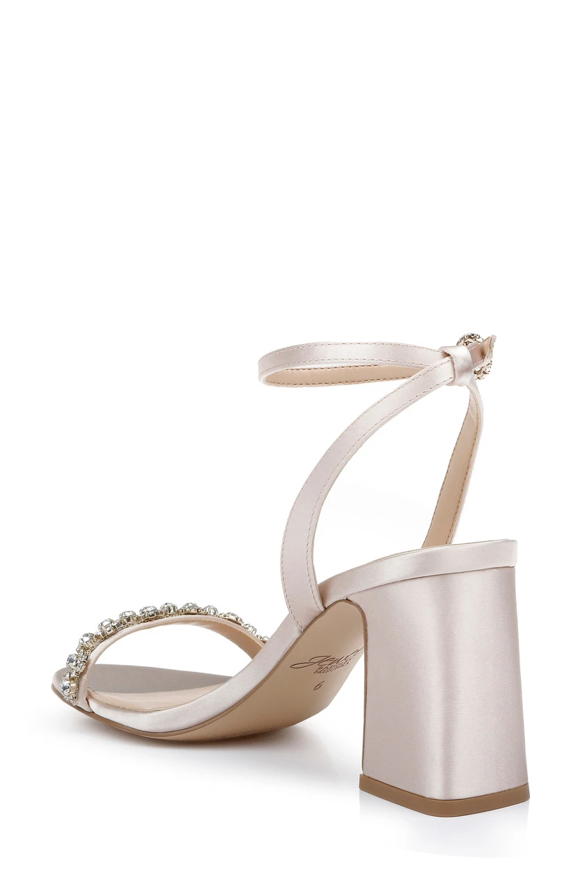 Jewel Badgley Mischka Alyna Bejeweled Block Heel 5 Jewel Badgley Mischka Alyna Bejeweled Block Heel - Image 3