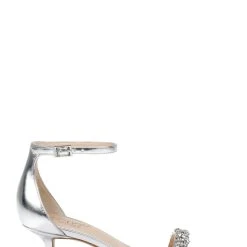 Jewel Badgley Mischka Angel Sassy Kitten Heel -Badgley Mischka shop ANGEL JW4418 SILMET 2 31257.1658865108