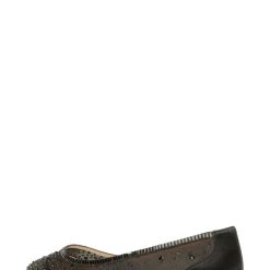 Badgley Mischka Babette Bejeweled Mesh Flat 22 Badgley Mischka Babette Bejeweled Mesh Flat -Badgley Mischka shop BABETTE MP6001 BLKSAT 3 95833.1624236119