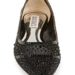 Badgley Mischka Babette Bejeweled Mesh Flat 23 Badgley Mischka Babette Bejeweled Mesh Flat -Badgley Mischka shop BABETTE MP6001 BLKSAT 4 14714.1624236119
