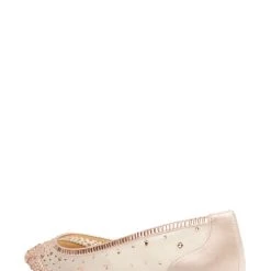 Badgley Mischka Babette Bejeweled Mesh Flat 34 Badgley Mischka Babette Bejeweled Mesh Flat -Badgley Mischka shop BABETTE MP6001 NUDSAT 3 03557.1624236119