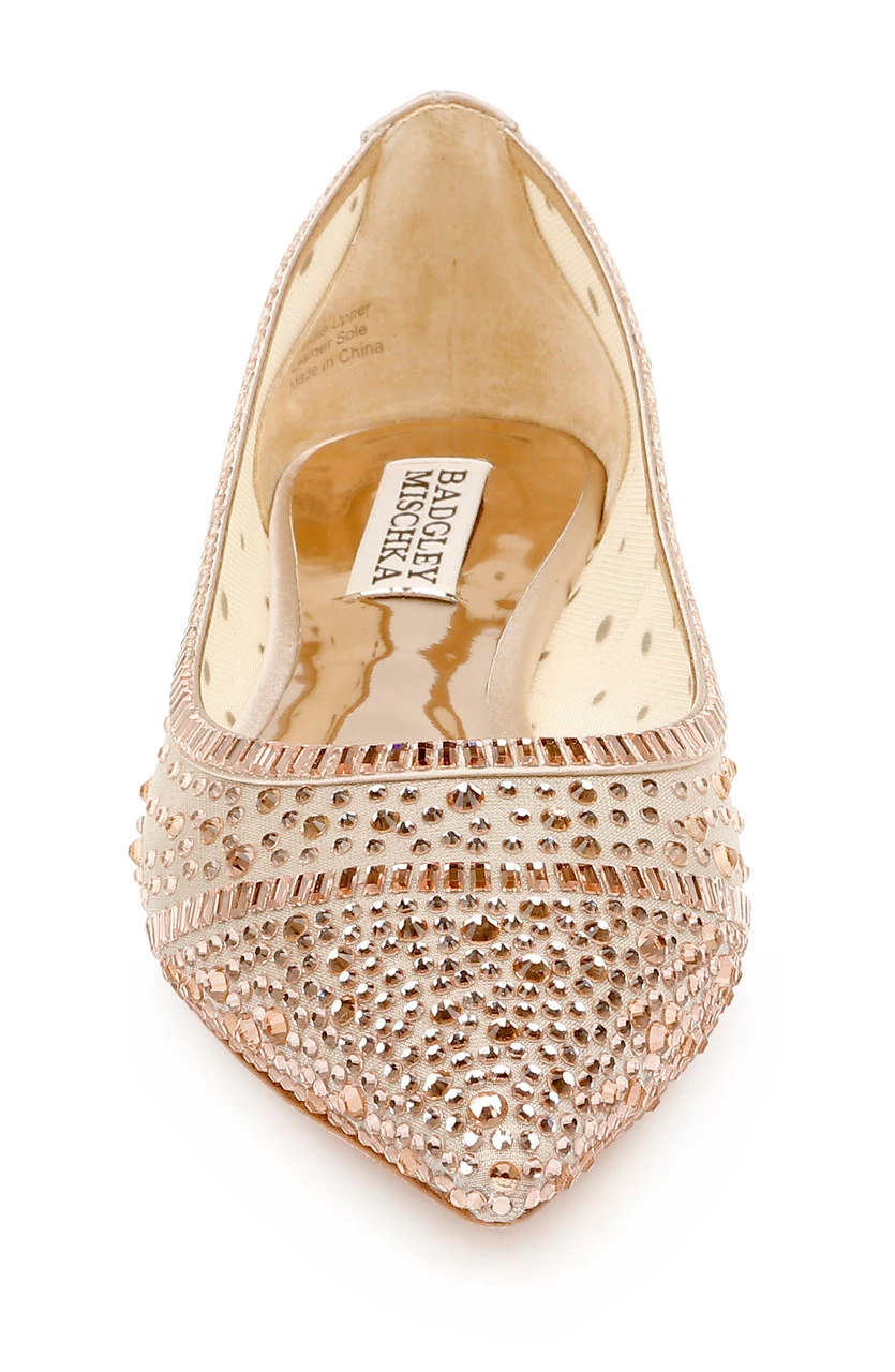 Badgley Mischka Babette Bejeweled Mesh Flat 18 Badgley Mischka Babette Bejeweled Mesh Flat - Image 16