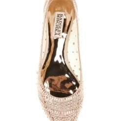 Badgley Mischka Babette Bejeweled Mesh Flat 36 Badgley Mischka Babette Bejeweled Mesh Flat -Badgley Mischka shop BABETTE MP6001 NUDSAT 5 08540.1624236119