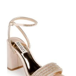 Badgley Mischka Becca Strappy Block Heel