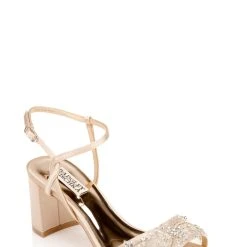 Badgley Mischka Blaine Embellished Block Heel -Badgley Mischka shop BLAINE MP6018 LATSAT 1 11529.1624237103