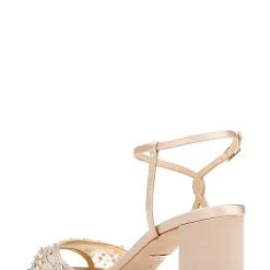 Badgley Mischka Blaine Embellished Block Heel -Badgley Mischka shop BLAINE MP6018 LATSAT 3 29290.1624237103