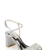 Badgley Mischka Blaine Embellished Block Heel -Badgley Mischka shop BLAINE MP6018 WSBLST 1 54018.1673485013