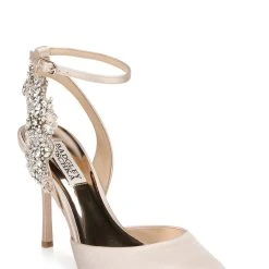 Badgley Mischka Blanca Strappy Crystal Stilettos -Badgley Mischka shop BLANCA MP6021 NUDSAT 1 81594.1624237284