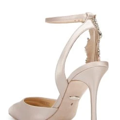 Badgley Mischka Blanca Strappy Crystal Stilettos -Badgley Mischka shop BLANCA MP6021 NUDSAT 3 91281.1624237284