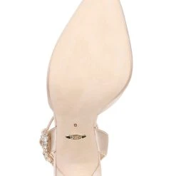 Badgley Mischka Blanca Strappy Crystal Stilettos -Badgley Mischka shop BLANCA MP6021 NUDSAT 6 63719.1624237284