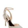 Badgley Mischka Blanca Strappy Crystal Stilettos