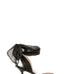 Badgley Mischka Blaze Satin Bow Stilettos -Badgley Mischka shop BLAZE MP6022 BLKSAT 2 36074.1624237338