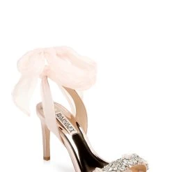 Badgley Mischka Bobbie Statement Bow Strap Stiletto