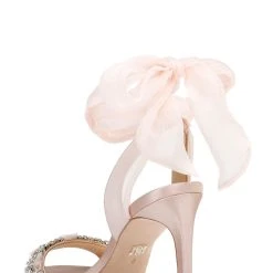 Badgley Mischka Bobbie Statement Bow Strap Stiletto -Badgley Mischka shop BOBBIE MP6024 SFTBLS 3 91215.1624237469