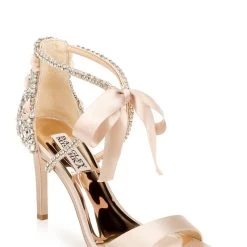 Badgley Mischka Bonita Bejeweled Strappy Stiletto