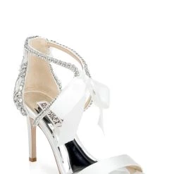 Badgley Mischka Bonita Bejeweled Strappy Stiletto -Badgley Mischka shop BONITA MP6026 WHTSAT 1 15050.1656715817