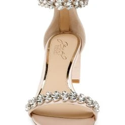 Jewel Badgley Mischka Bronwen Embellished Evening Shoe -Badgley Mischka shop BRONWEN JW3344 CHMSAT 4 FRONT VIEW 77400 79895.1633461121