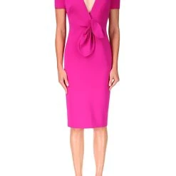 Badgley Mischka Form-Fitting Day Dress -Badgley Mischka shop BSD4847 1 37464.1675219455