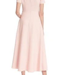 Badgley Mischka Bow Shoulder Midi Dress -Badgley Mischka shop BSD5009 PROSE 3 07844.1675970945