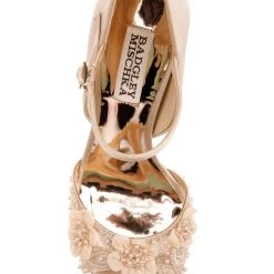 Badgley Mischka Carter Peep Toe D'Orsay -Badgley Mischka shop CARTER MP5217 NUDSAT 5 TOP VIEW 39427 43067.1624949989