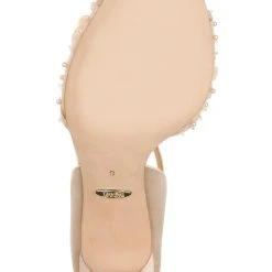 Badgley Mischka Carter Peep Toe D'Orsay -Badgley Mischka shop CARTER MP5217 NUDSAT 6 BOTTOM VIEW 81617 29952.1624949989