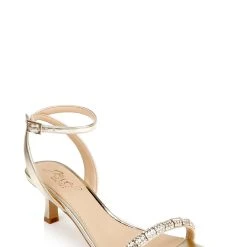 Jewel Badgley Mischka Charisma Kitten Heel -Badgley Mischka shop CHARISMA JW4019 GLDMET 1 33367.1624129295