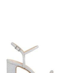 Jewel Badgley Mischka Charlee Block Heel -Badgley Mischka shop CHARLEE JW4020 SILGLT 2 62800.1624129409