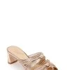 Jewel Badgley Mischka Cheryl Backless Double-Knotted Block Heel