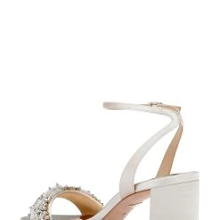 Badgley Mischka Clara Embellished Strap Evening Shoe -Badgley Mischka shop CLARA MP5242 IVRSAT 3 24360.1668120850