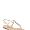 Jewel Badgley Mischka Dafina Metallic Thong Sandal -Badgley Mischka shop DAFINA JW4301 CHMSAT 1 76215.1645043552
