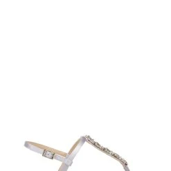Jewel Badgley Mischka Dafina Metallic Thong Sandal -Badgley Mischka shop DAFINA JW4301 LILSAT 2 31733.1645043552