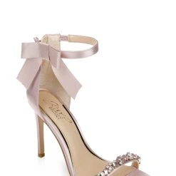 Jewel Badgley Mischka Daley Bow Embellished Stiletto -Badgley Mischka shop DALEY JW4303 PALEPK 1 97385.1667262297