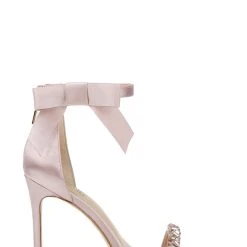 Jewel Badgley Mischka Daley Bow Embellished Stiletto -Badgley Mischka shop DALEY JW4303 PALEPK 2 74496.1645043565