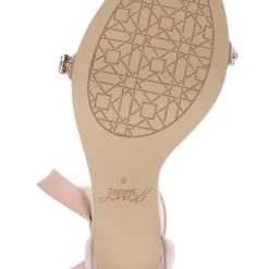 Jewel Badgley Mischka Daley Bow Embellished Stiletto -Badgley Mischka shop DALEY JW4303 PALEPK 6 99846.1645043565