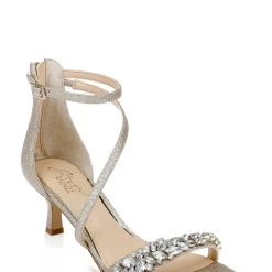 Jewel Badgley Mischka Daleyza Kitten Heel -Badgley Mischka shop DALEYZA JW4304 GLDGLT 1 57233.1673490520