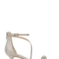 Jewel Badgley Mischka Daleyza Kitten Heel -Badgley Mischka shop DALEYZA JW4304 GLDGLT 2 77470.1645554985