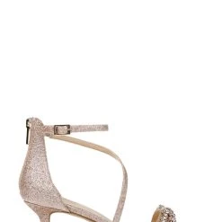 Jewel Badgley Mischka Daleyza Kitten Heel -Badgley Mischka shop DALEYZA JW4304 ROSGLT 2 93047.1645554985