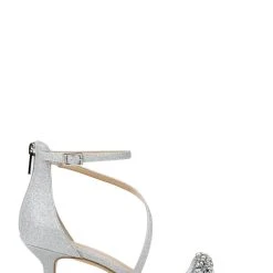 Jewel Badgley Mischka Daleyza Kitten Heel -Badgley Mischka shop DALEYZA JW4304 SILGLT 2 34977.1645554985